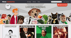 Desktop Screenshot of memegenerator.net